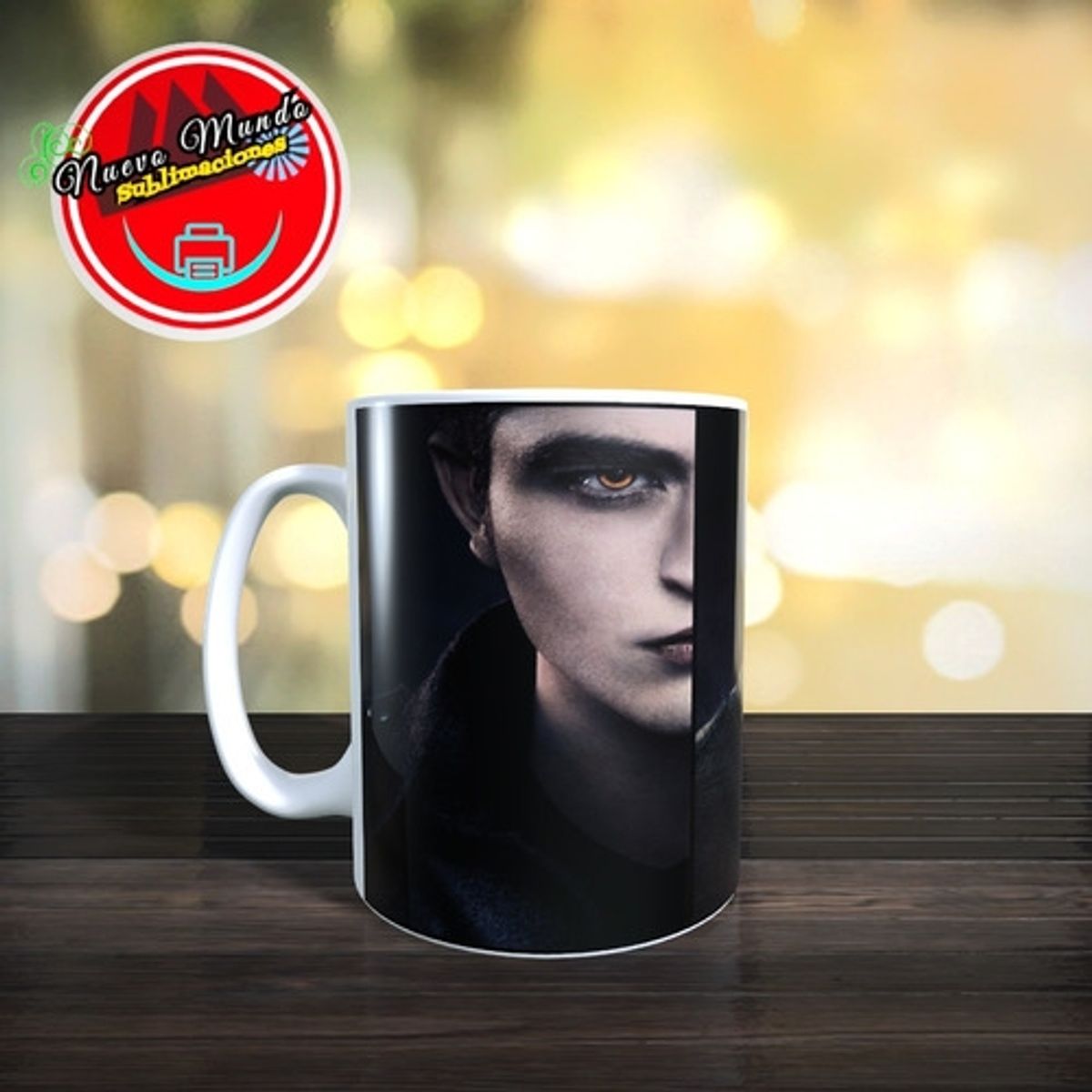 GENERICO - Taza Blanca De Bella Swan, Edward Cullen, Jacob Black