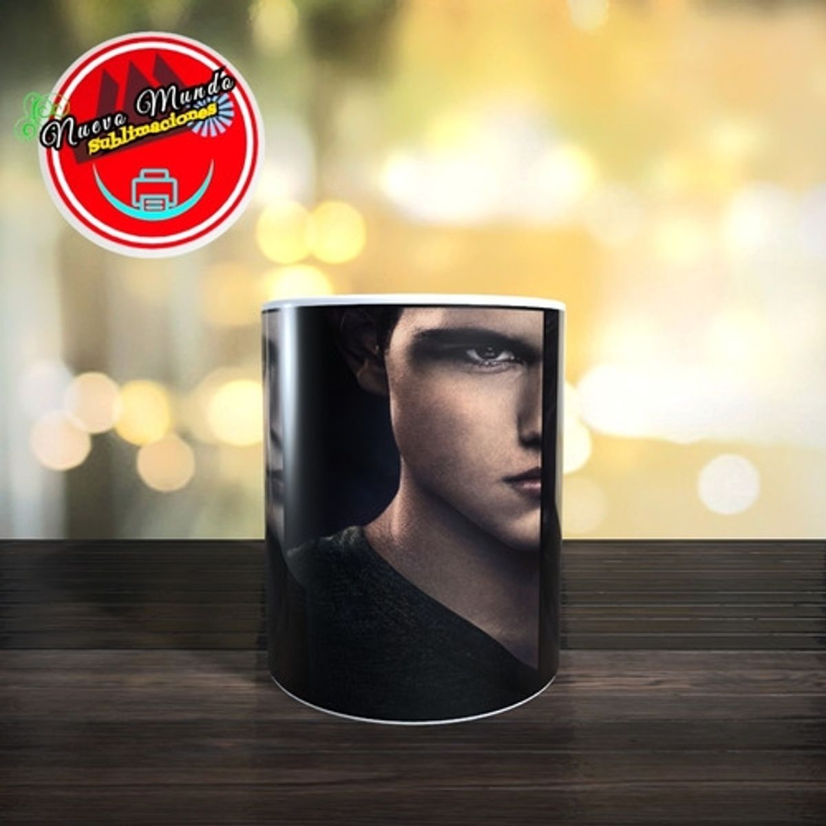 GENERICO - Taza Blanca De Bella Swan, Edward Cullen, Jacob Black