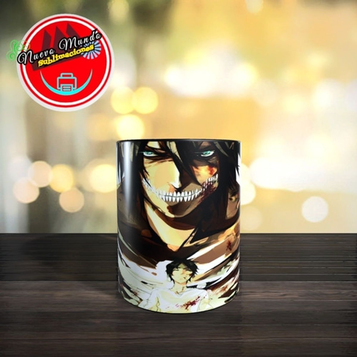 GENERICO - Taza Mágica De Eren - Ataque A Los Titanes