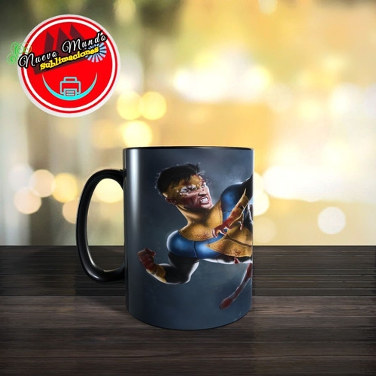 GENERICO - Taza Mágica De Omni-man Vs Invencible