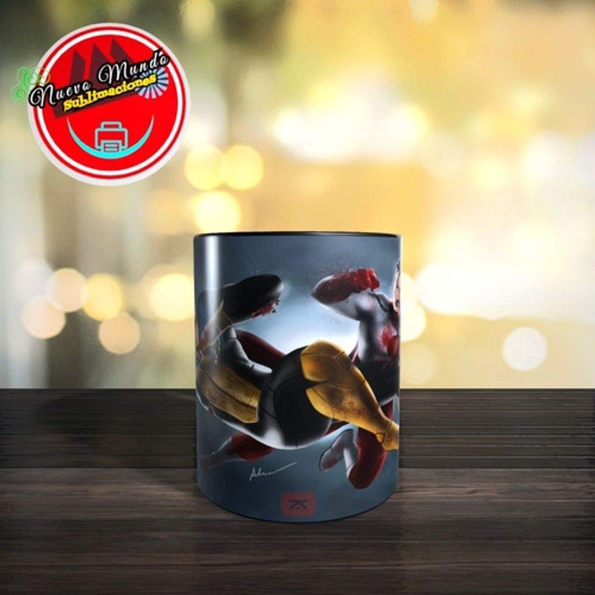 GENERICO - Taza Mágica De Omni-man Vs Invencible