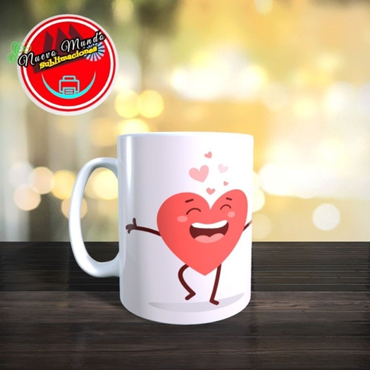 GENERICO - Taza Blanca De El Día De San Valentín
