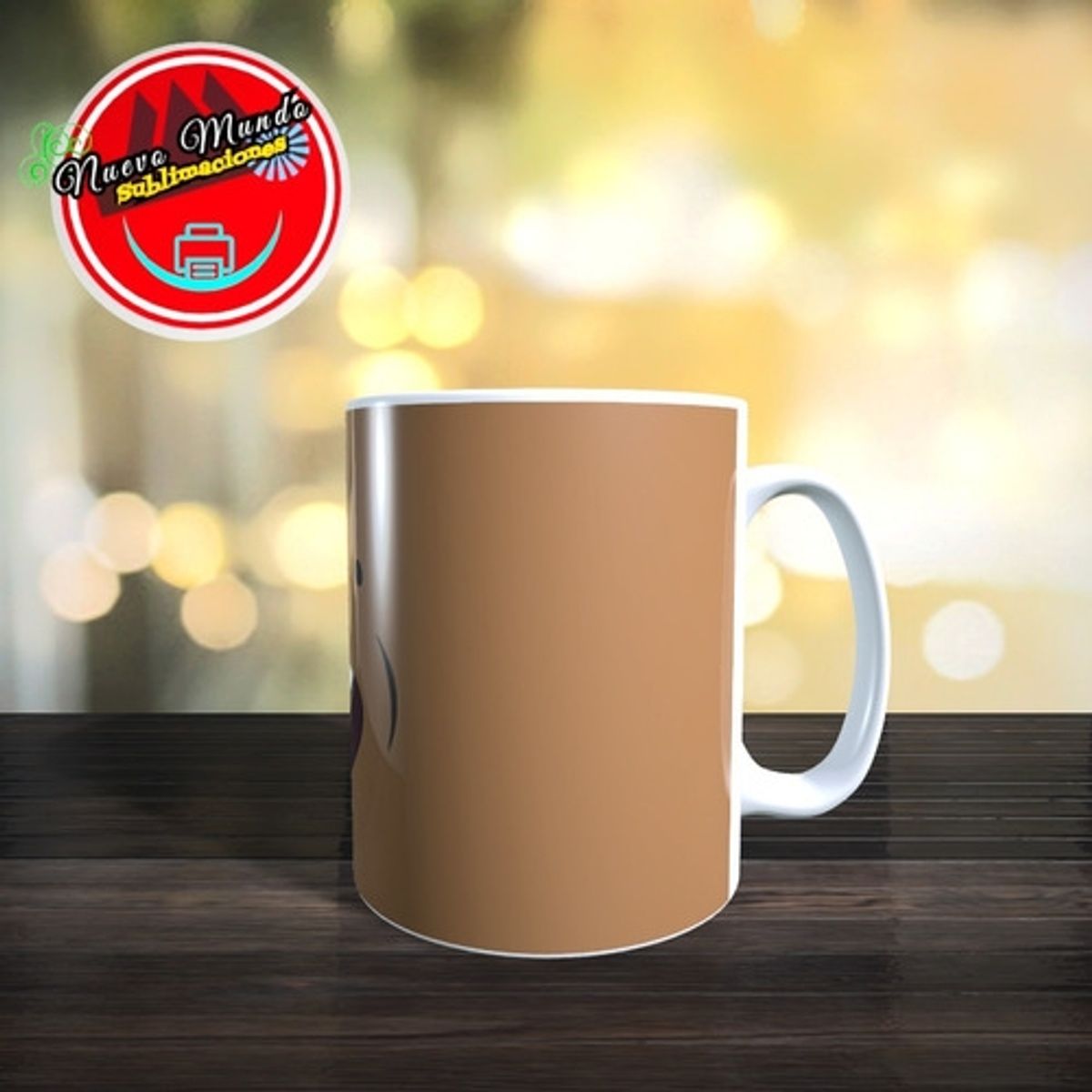 GENERICO - Taza Blanca De Cara Pardo - Escandalosos