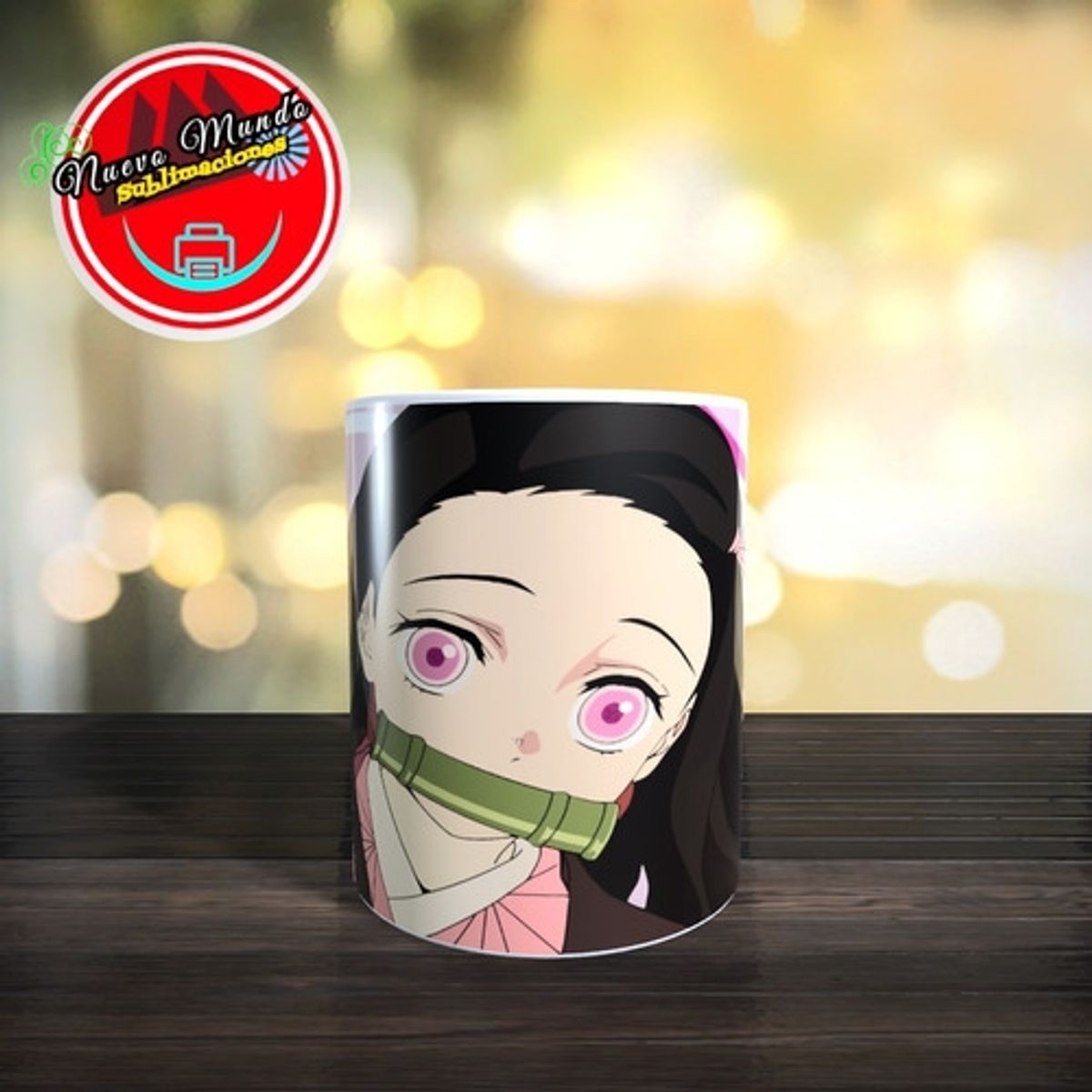 GENERICO - Taza Blanca De Nezuko - Demonio