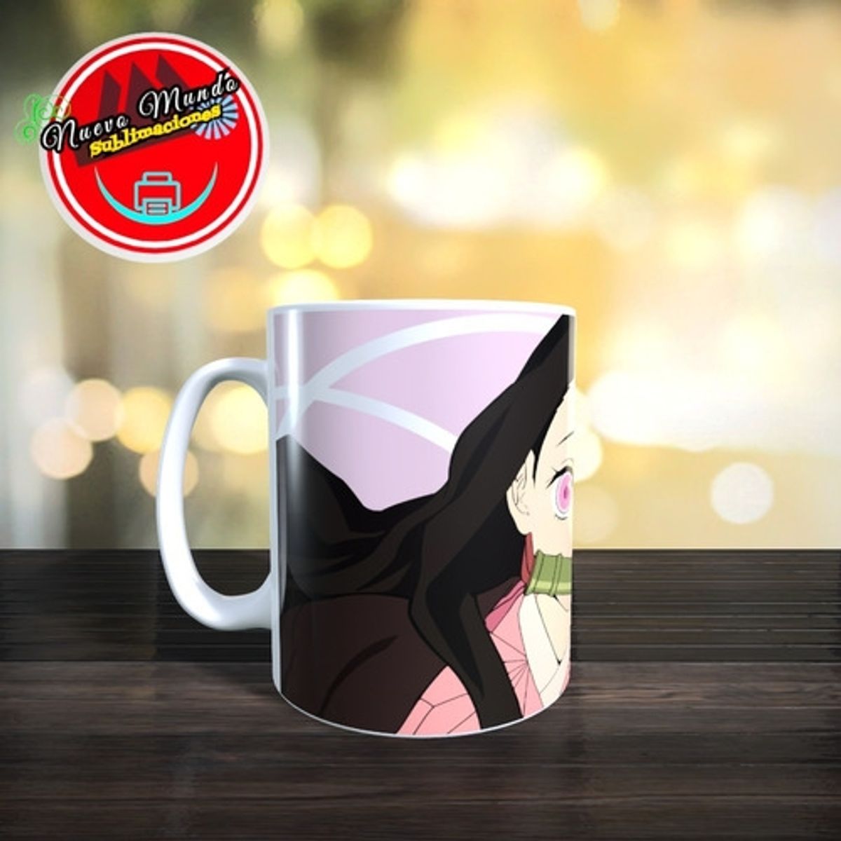GENERICO - Taza Blanca De Nezuko - Demonio