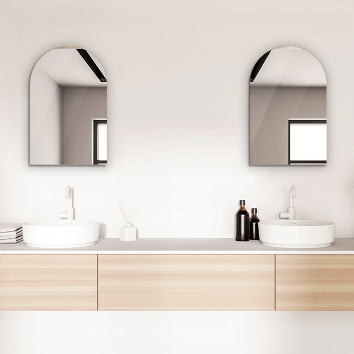 DELL ORTO - Espejo Belga arco con bastidor 60x120 cm - Resia…