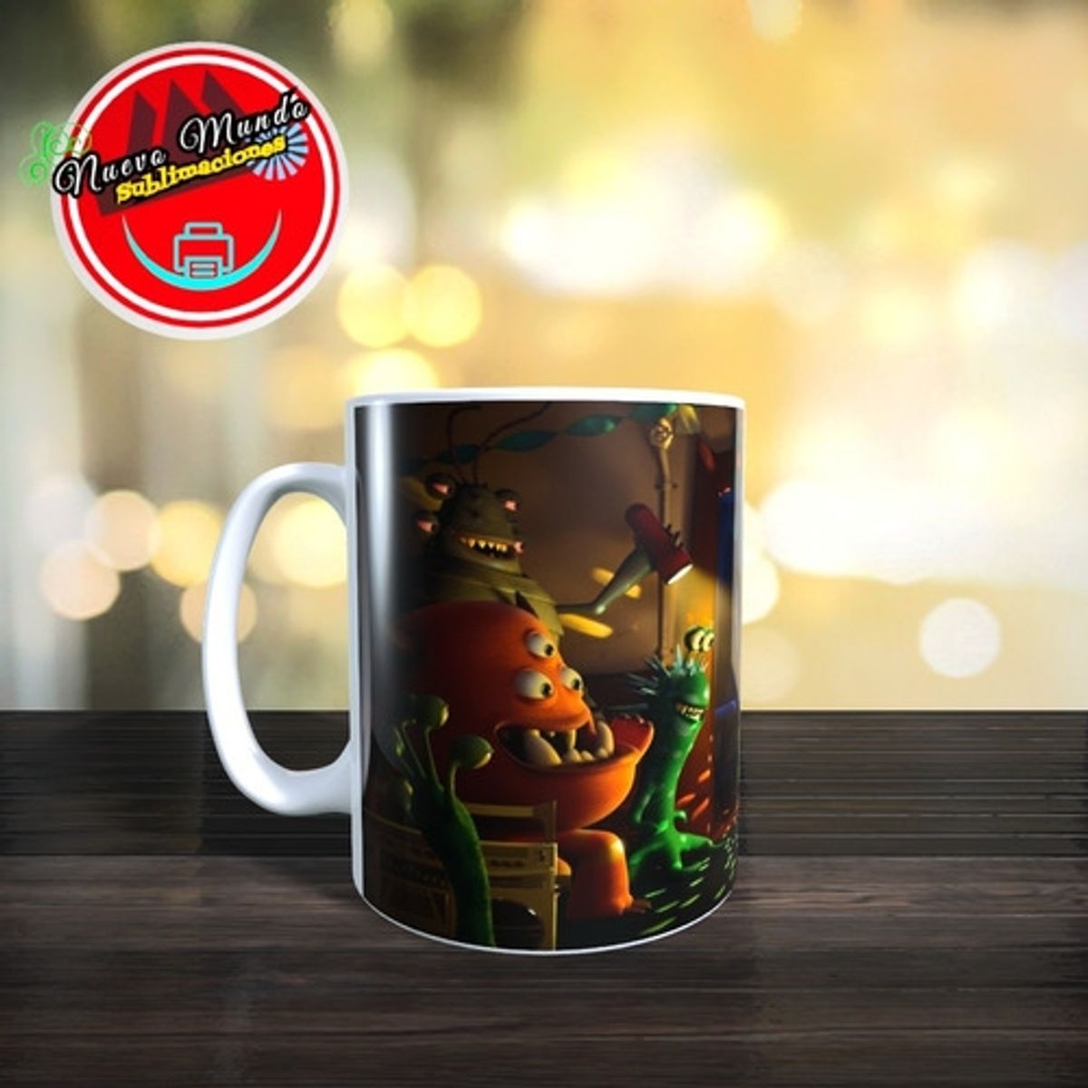 GENERICO - Taza Blanca De Monsters University Party