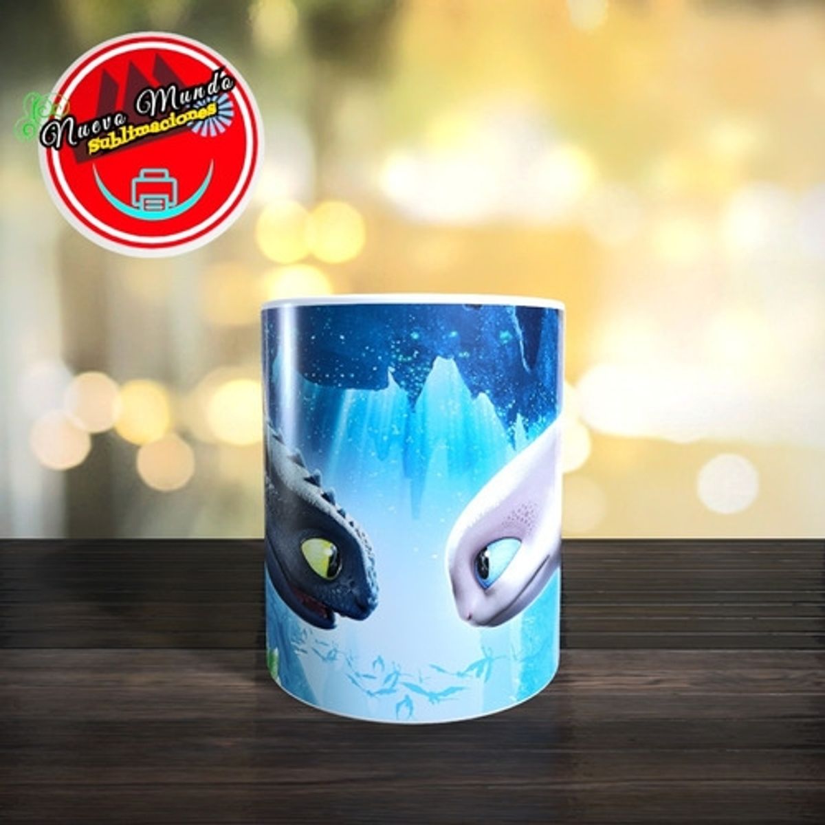 GENERICO - Taza Blanca De Chimuelo Y Furia Luminosa