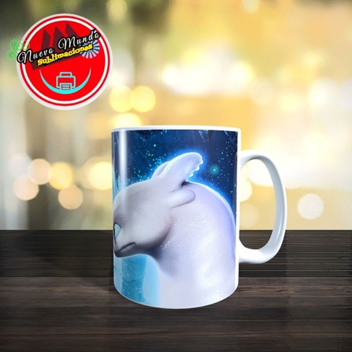 GENERICO - Taza Blanca De Chimuelo Y Furia Luminosa