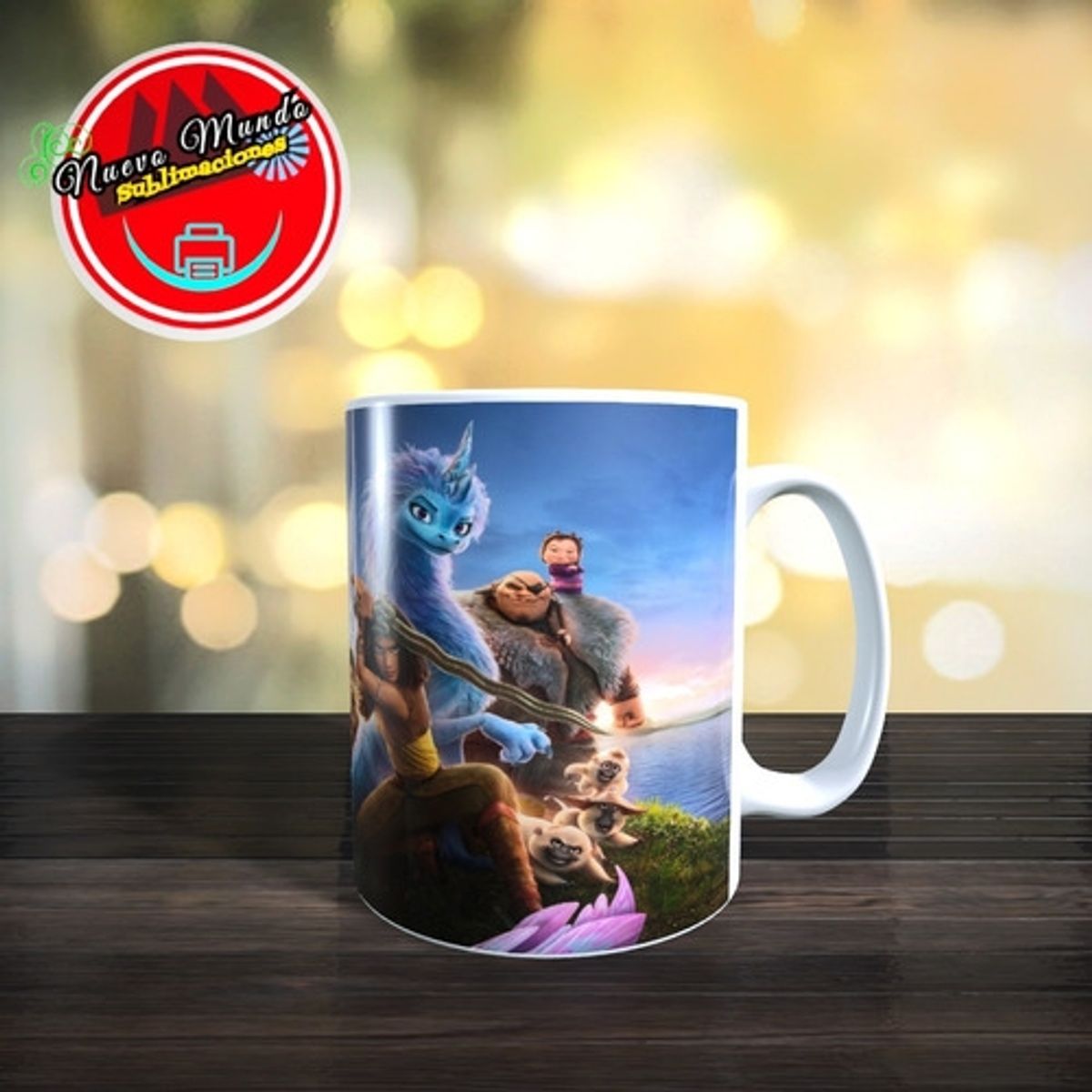 GENERICO - Taza Blanca De Personajes De Raya