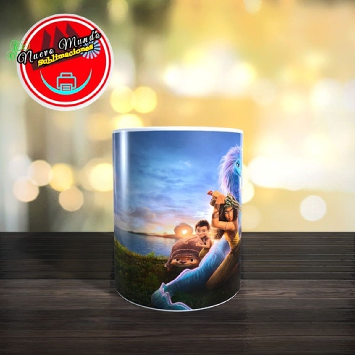 GENERICO - Taza Blanca De Personajes De Raya