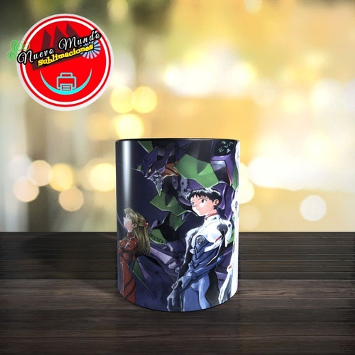 GENERICO - Taza Mágica De Anime Neon Genesis Evangelion