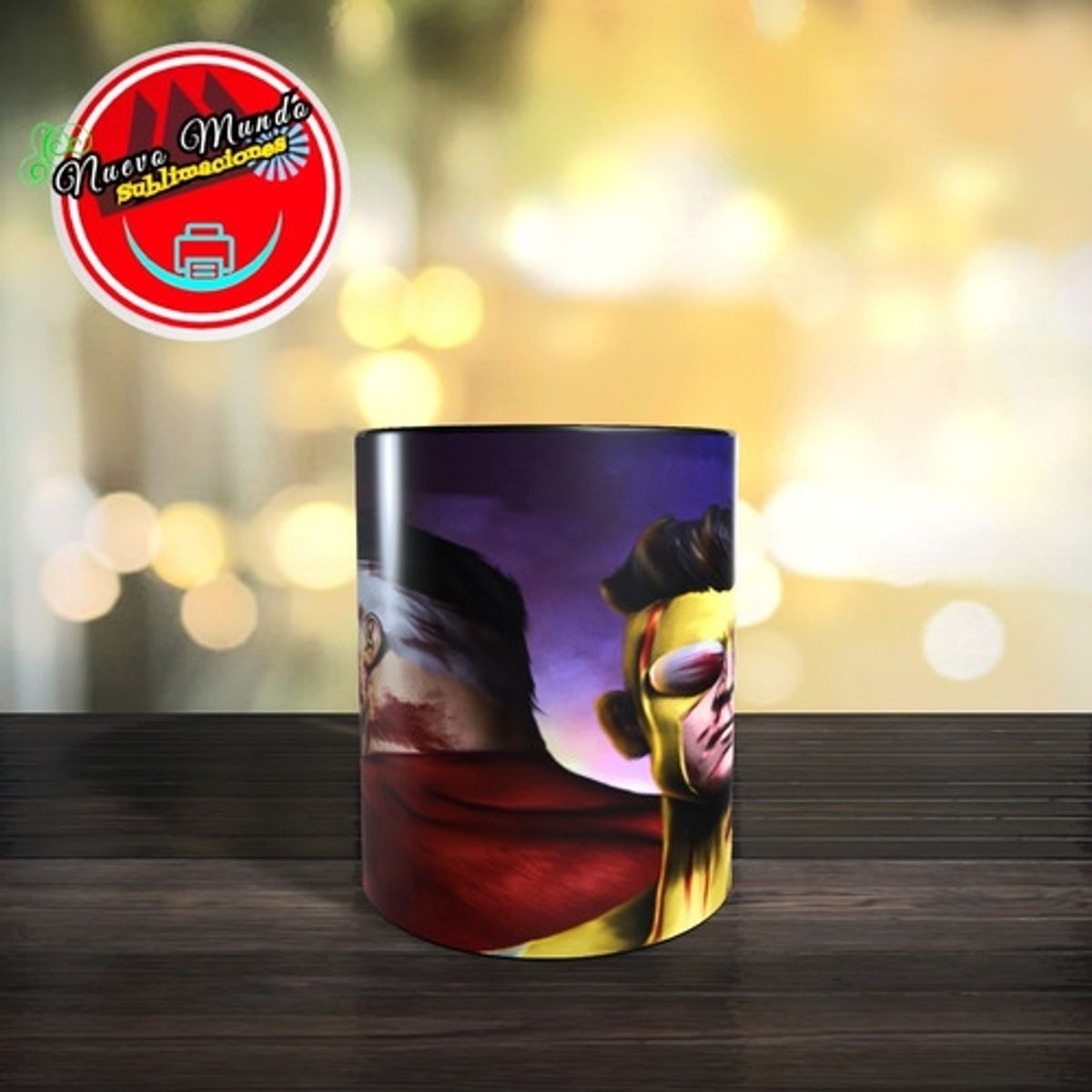 GENERICO - Taza Mágica De Invencible - Nolan Y Mark