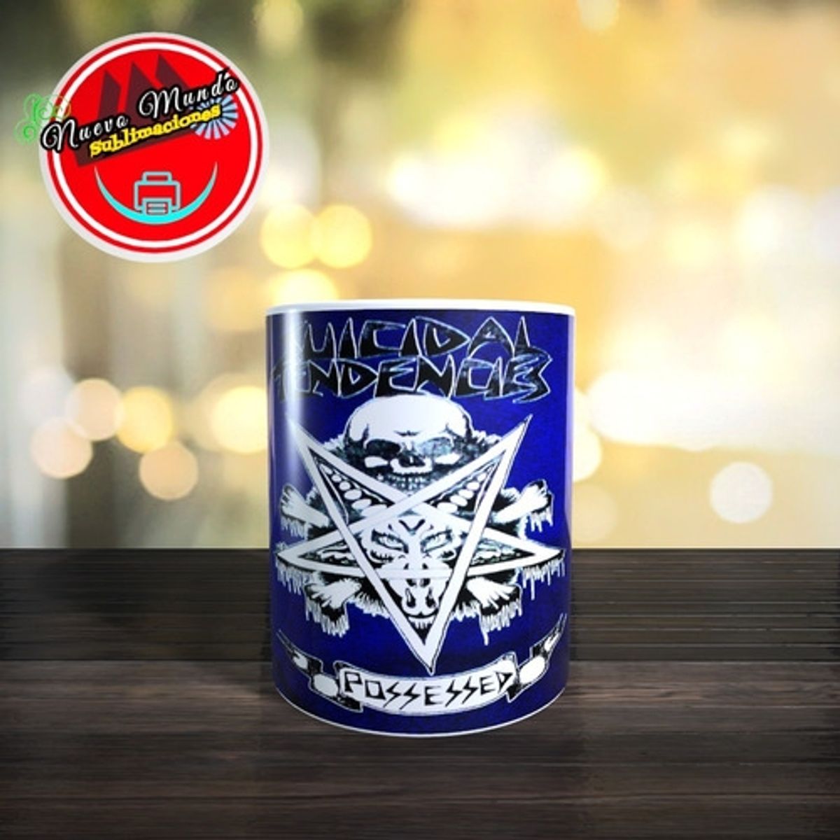 GENERICO - Taza Blanca De Suicidal Tendencies