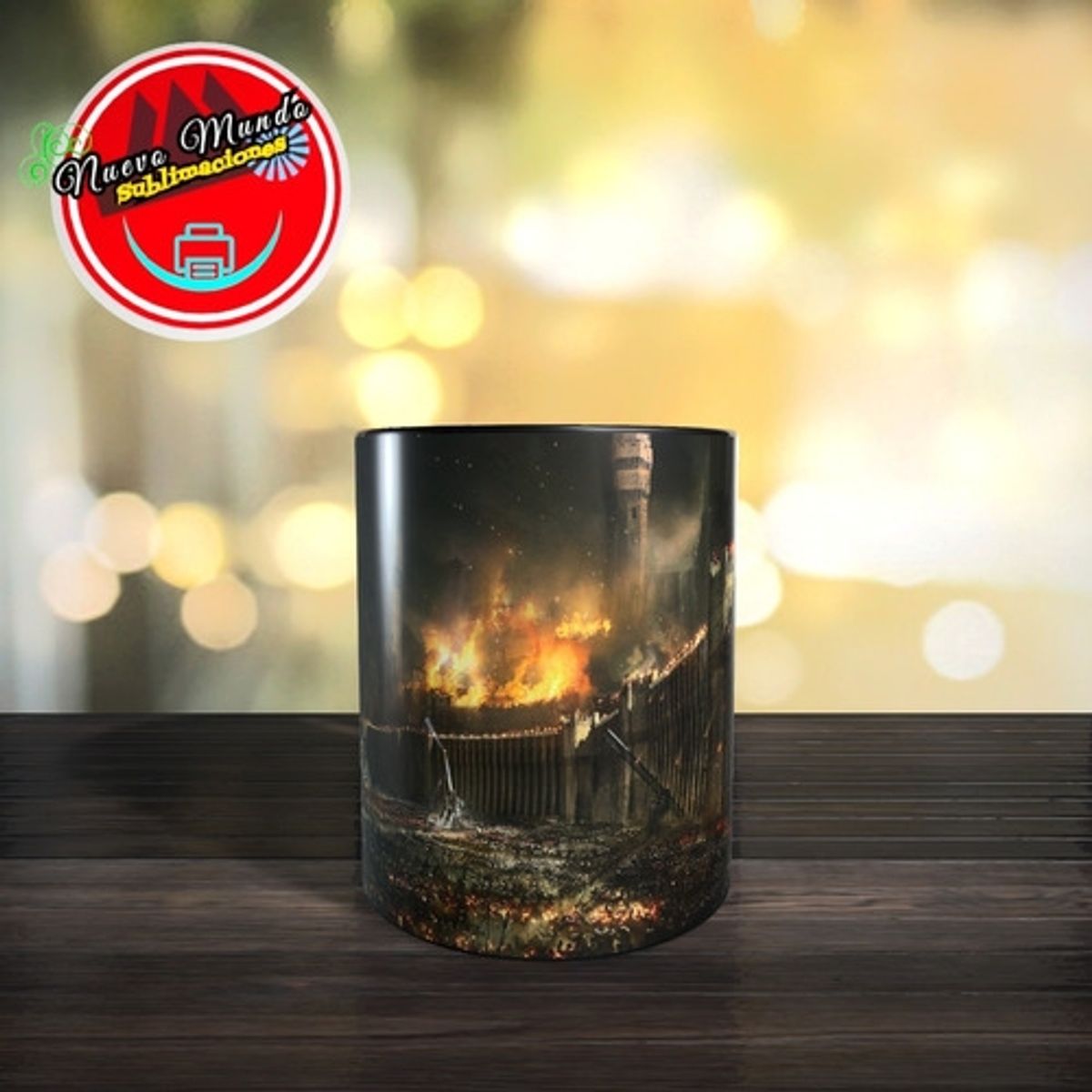 GENERICO - Taza Mágica De The Lord Of The Rings - Batalla De Mordor