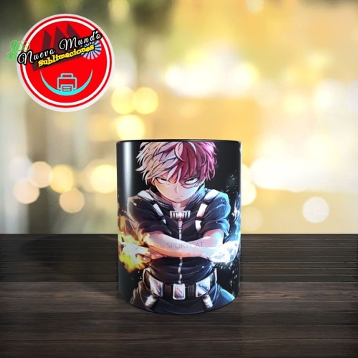 GENERICO - Taza Mágica De Shoto Todoroki - My Hero Academia
