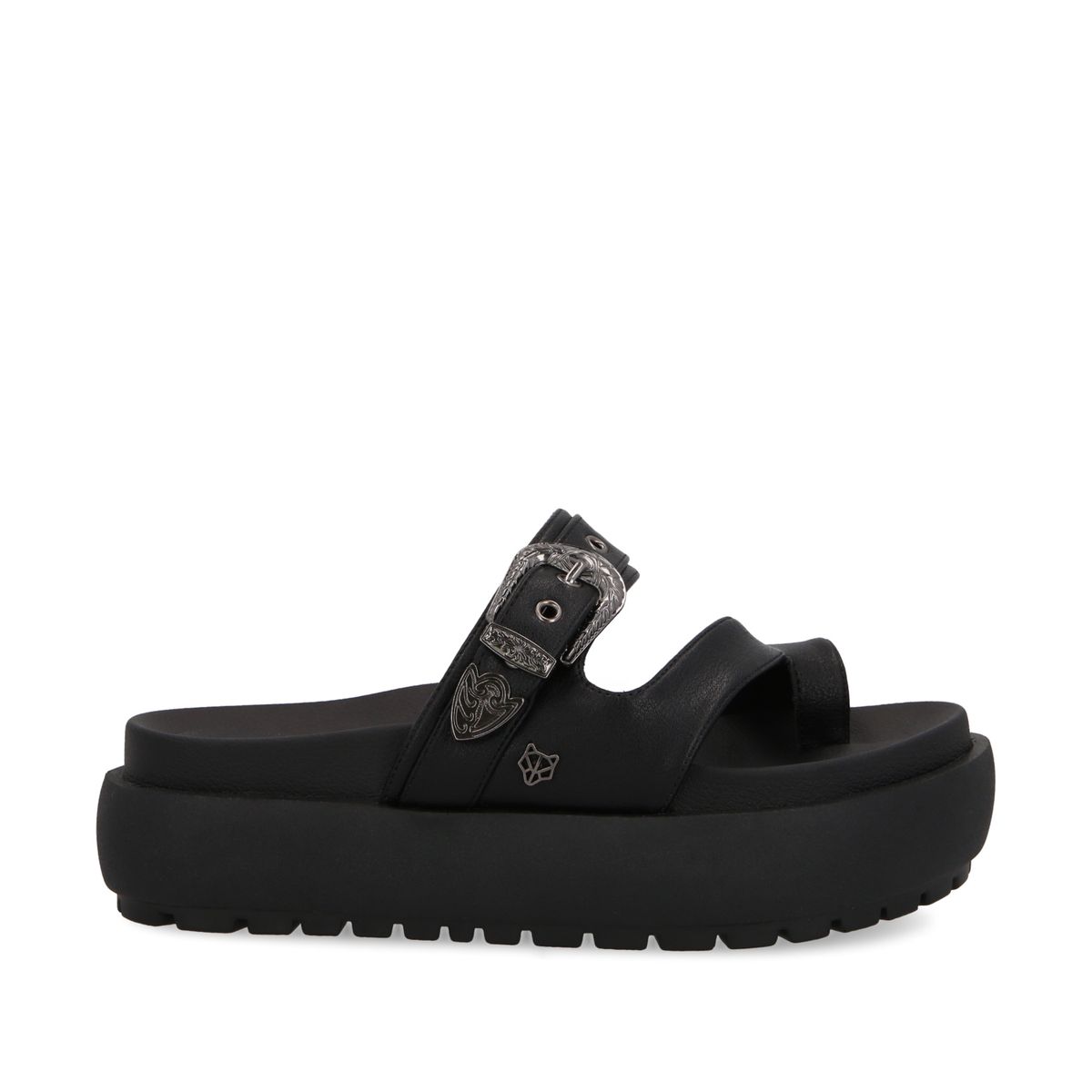 GOTTA - Sandalia Mujer Plataforma Negra 35193