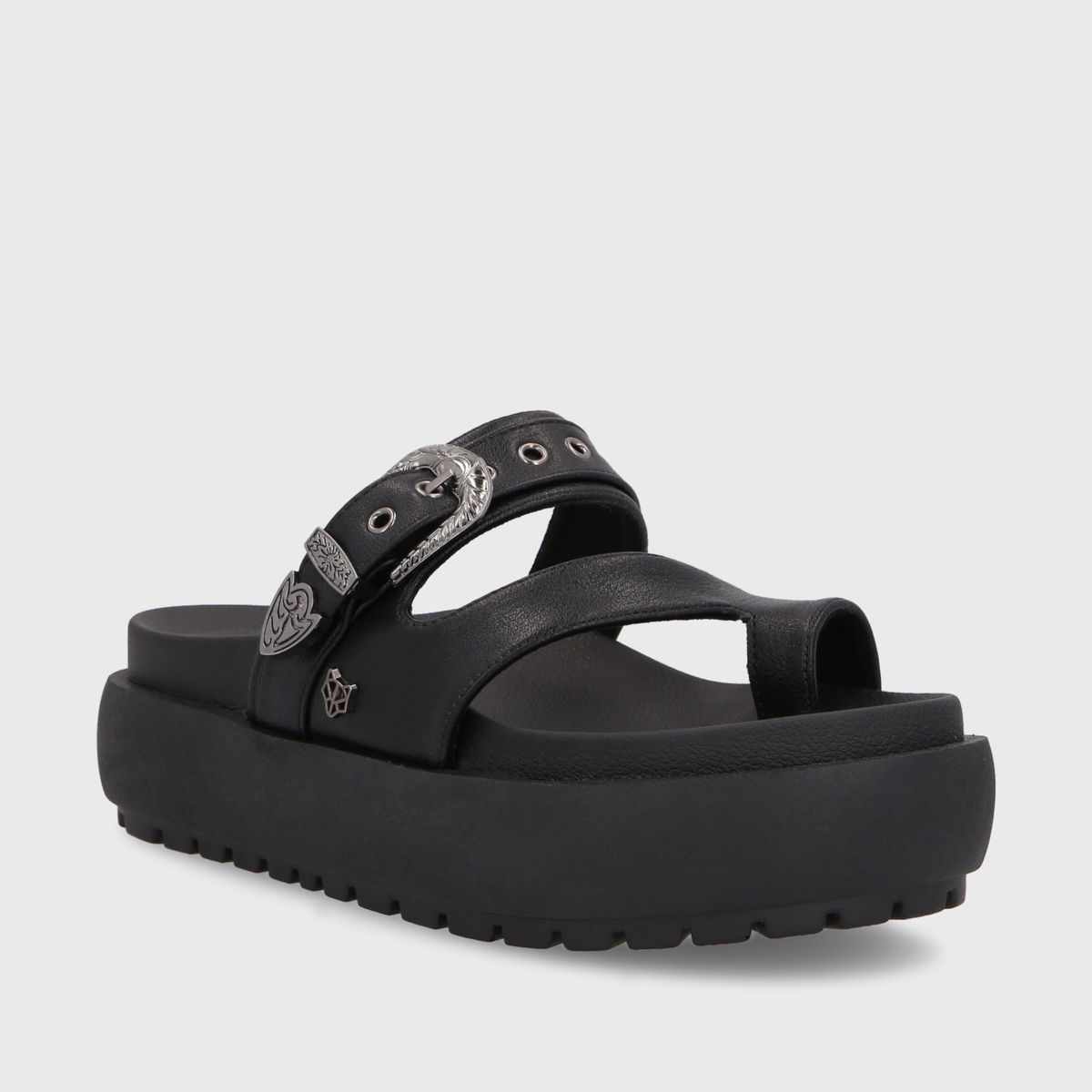 GOTTA - Sandalia Mujer Plataforma Negra 35193