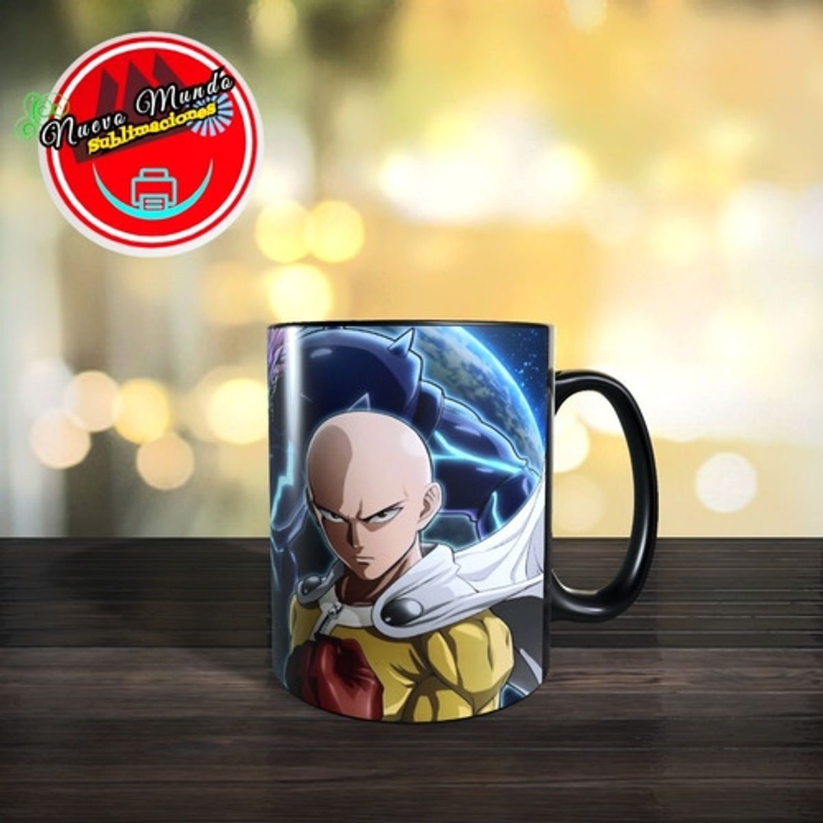 GENERICO - Taza Mágica De One Punch-man - Saitama Y Genos Hero