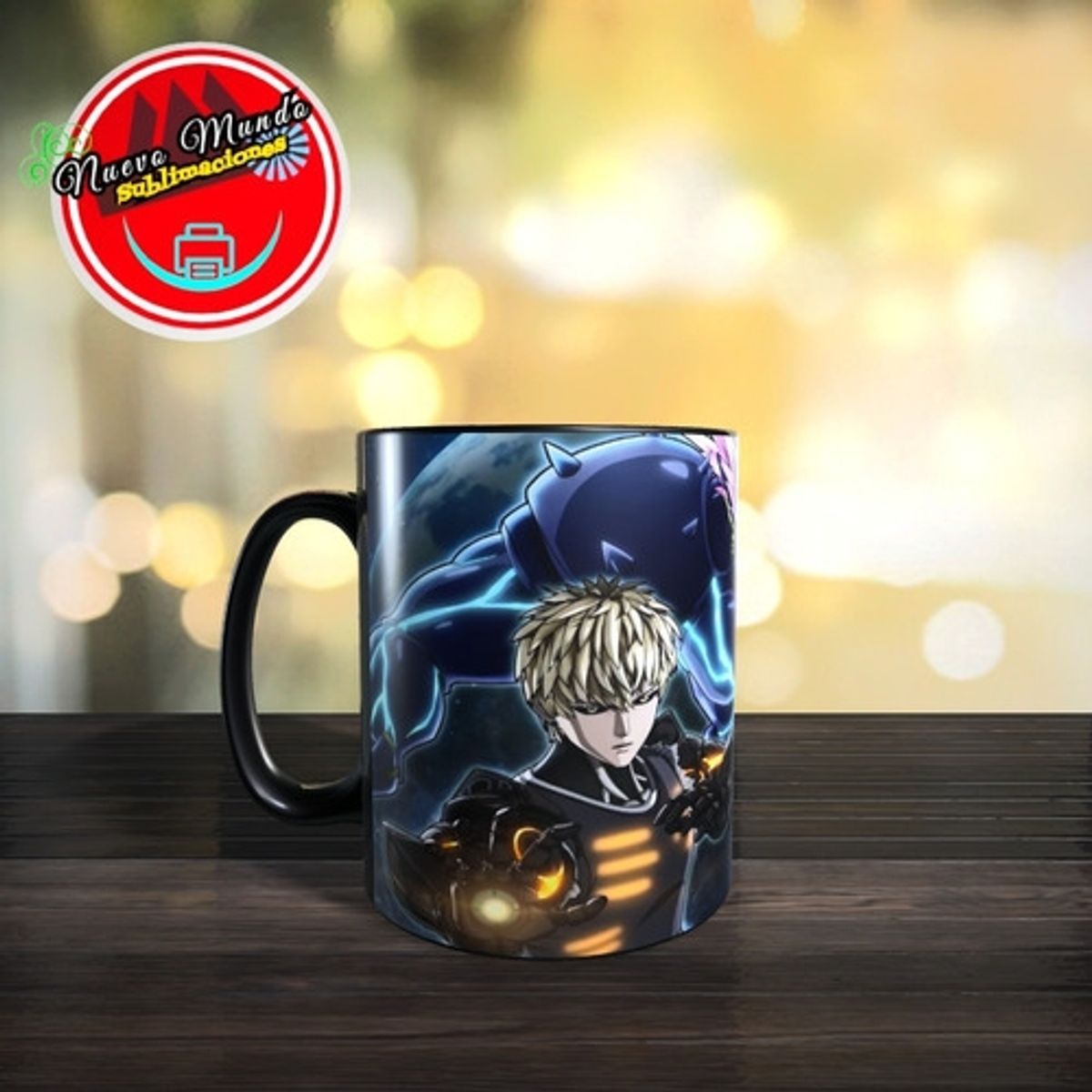 GENERICO - Taza Mágica De One Punch-man - Saitama Y Genos Hero