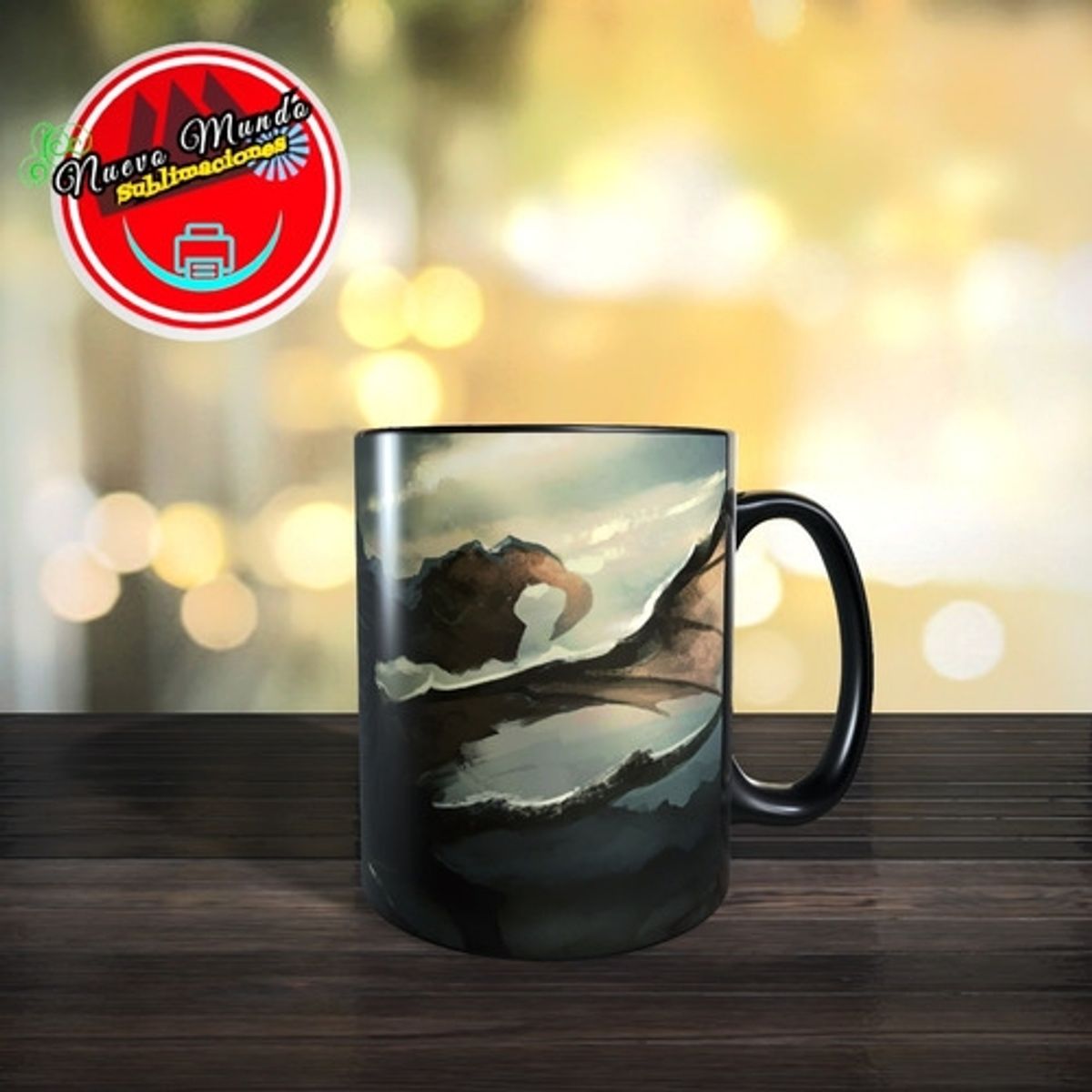 GENERICO - Taza Mágica De The Lord Of The Rings - Señor De Los Nazgûl