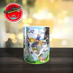 GENERICO - Taza Blanca De Los Personajes Icónicos De Studio Ghibli