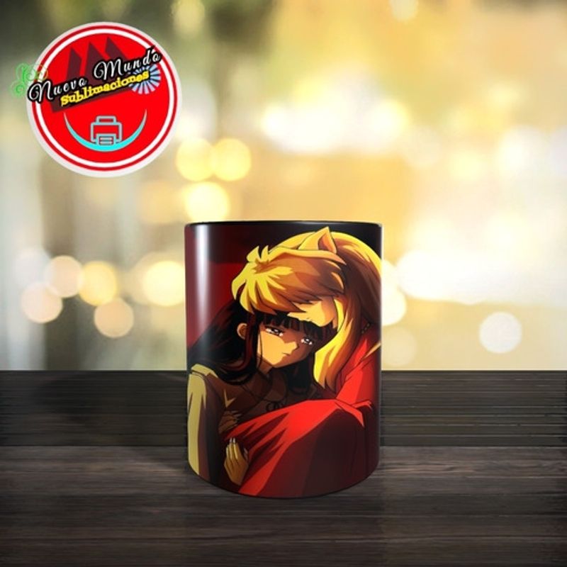 GENERICO - Taza Mágica De Inuyasha Y Kiky