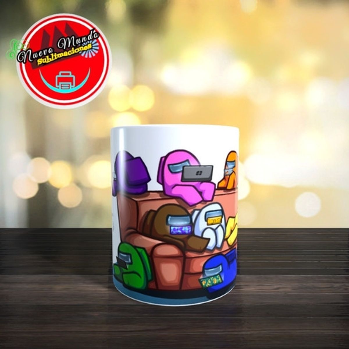 GENERICO - Taza Blanca De Among Us - Impostor