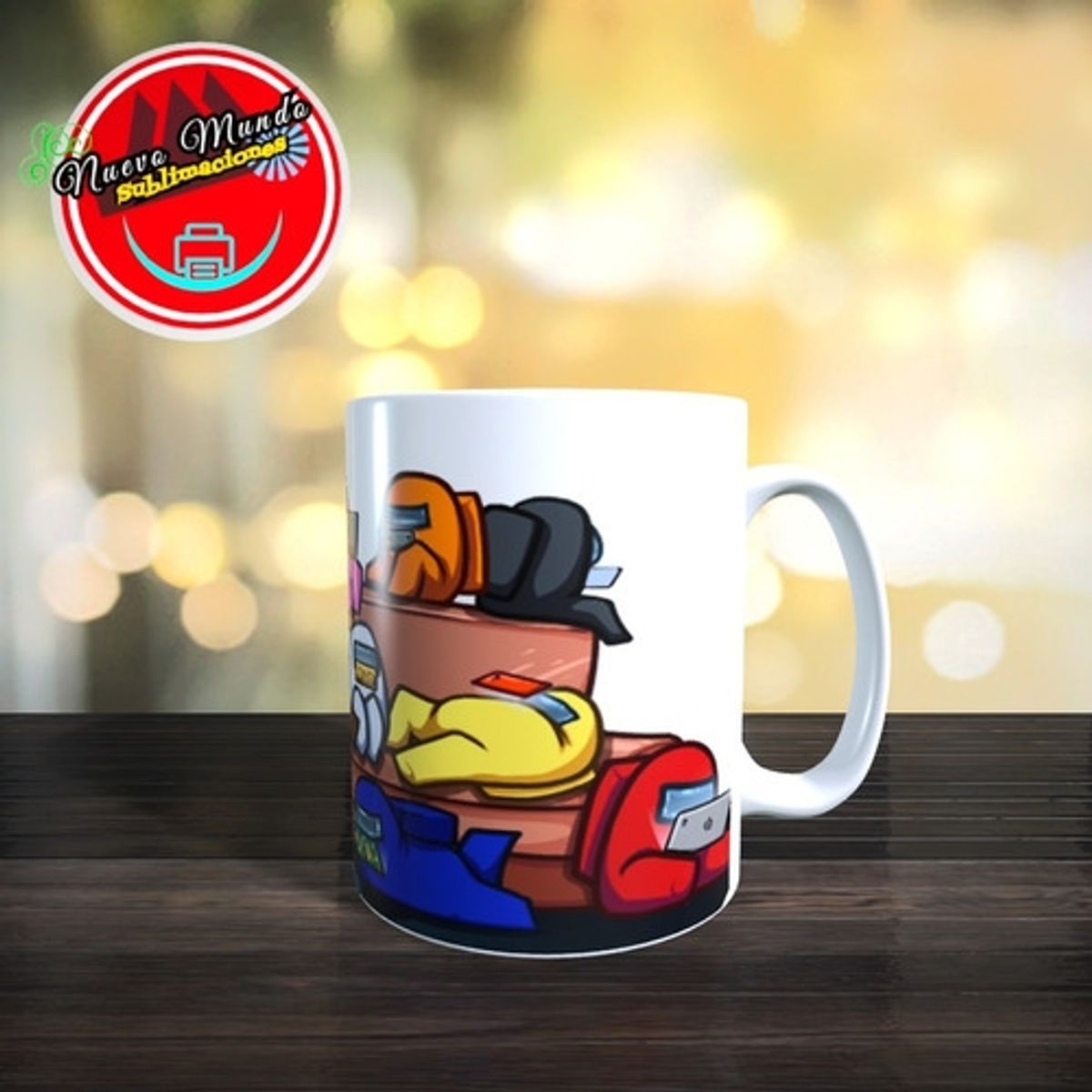 GENERICO - Taza Blanca De Among Us - Impostor