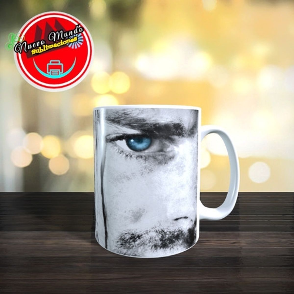GENERICO - Taza Blanca De Nirvana - Kurt Cobain