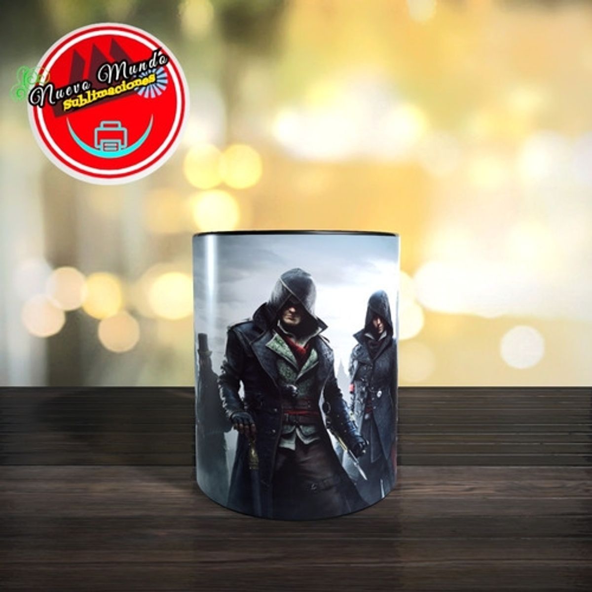 GENERICO - Taza Mágica De Assassin's Creed Syndicate Jacob Y Evie