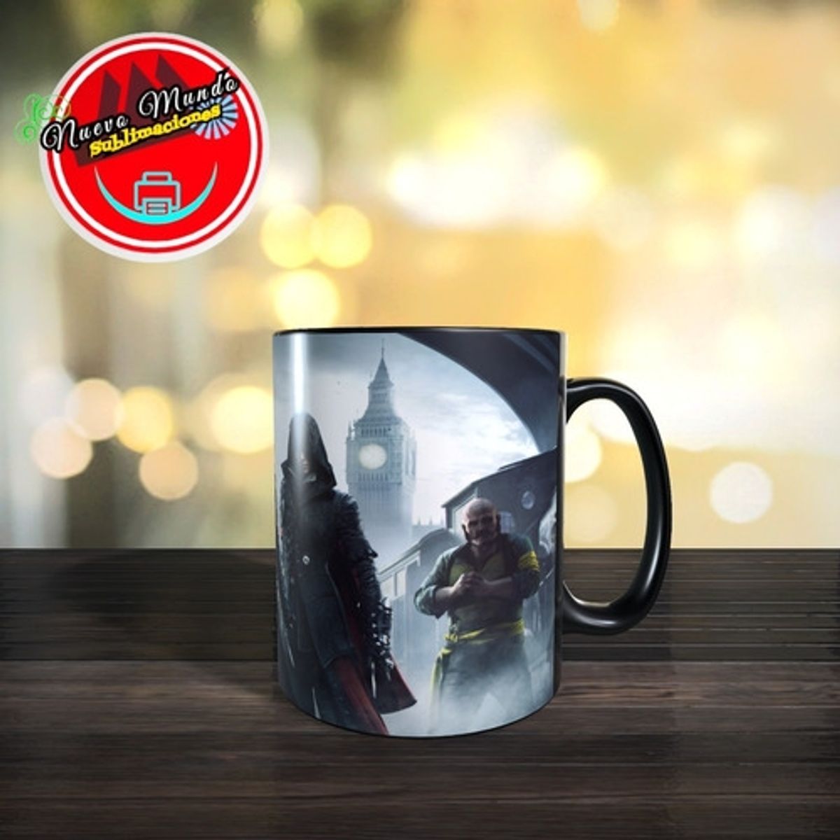 GENERICO - Taza Mágica De Assassin's Creed Syndicate Jacob Y Evie