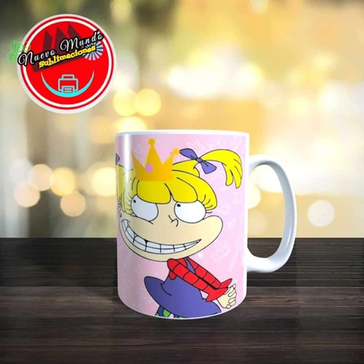GENERICO - Taza Blanca De Angelica Pickles