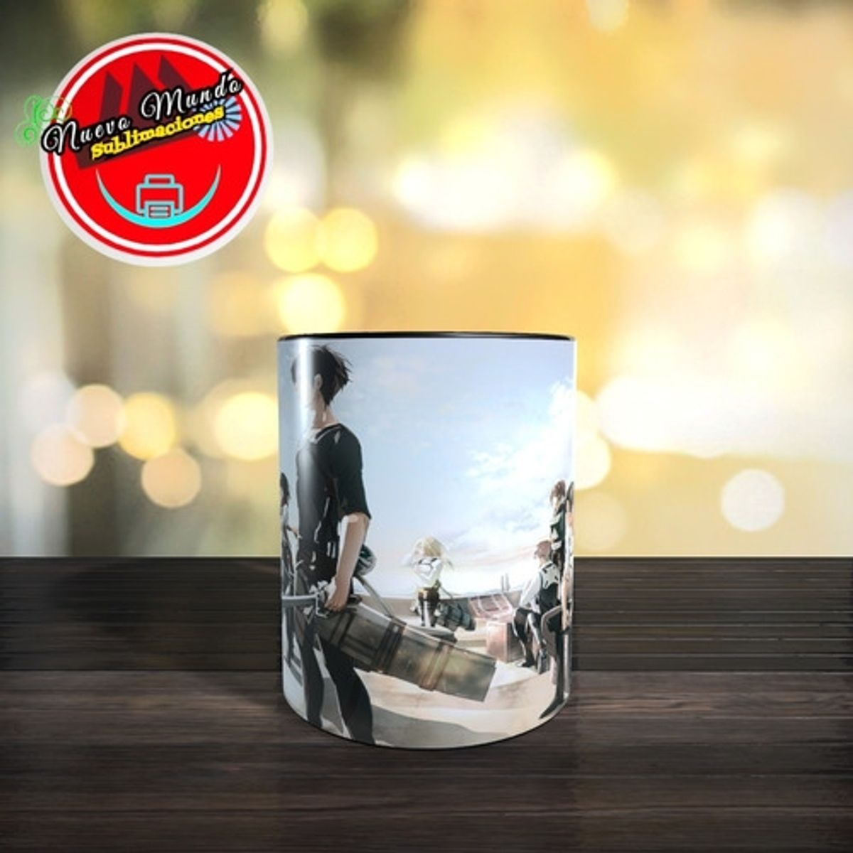 GENERICO - Taza Mágica Deshingeki No Kyojin - Ataque A Los Titanes