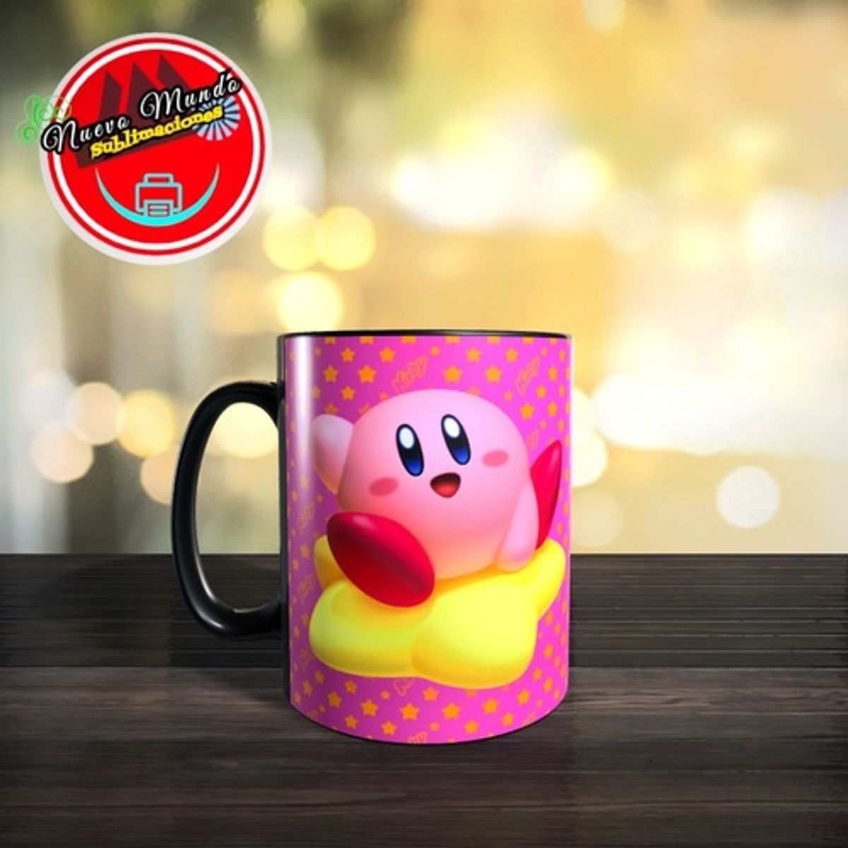 GENERICO - Taza Mágica De Kirby Diseño Rosado