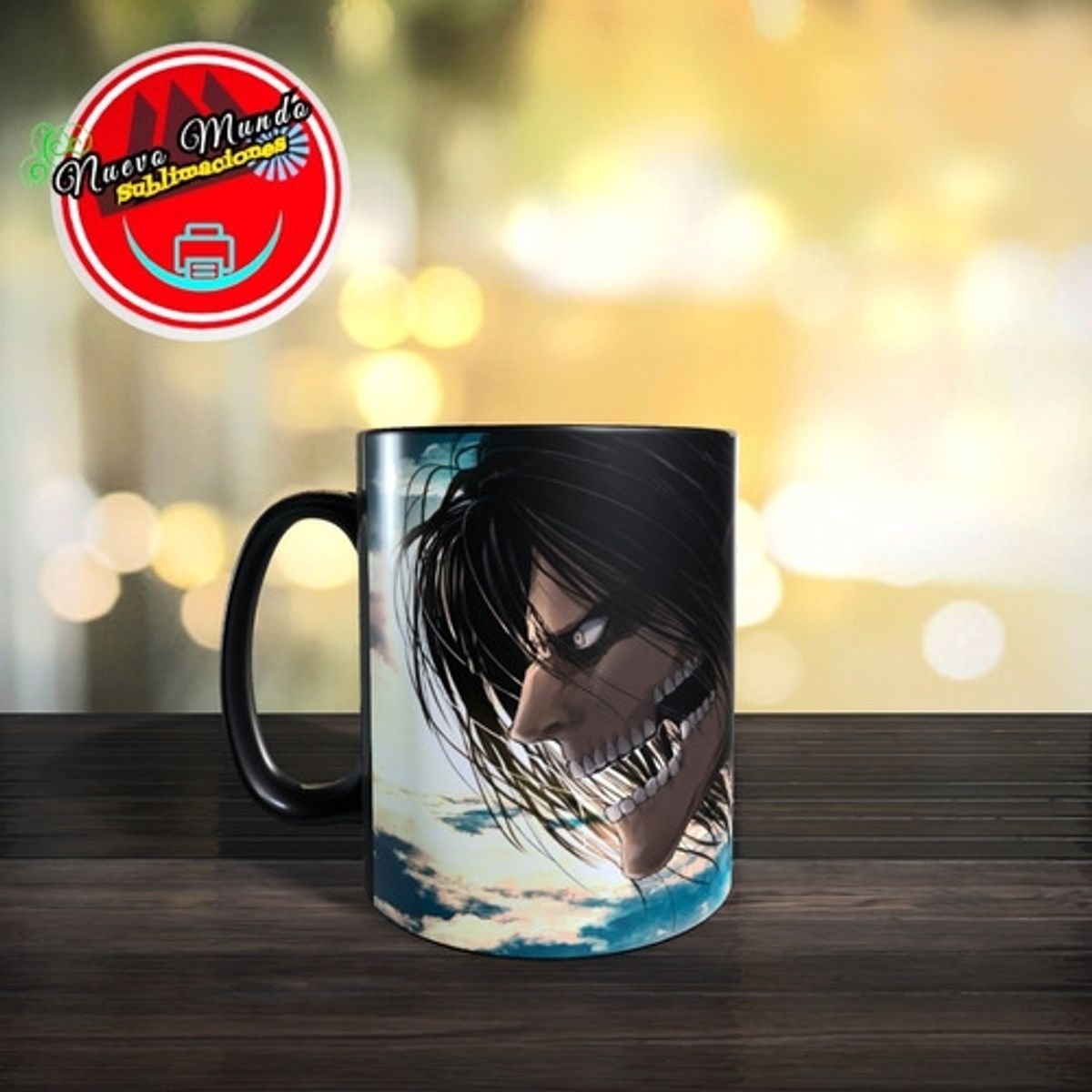 GENERICO - Taza Mágica De Eren Titan - Shingeki No Kyojin