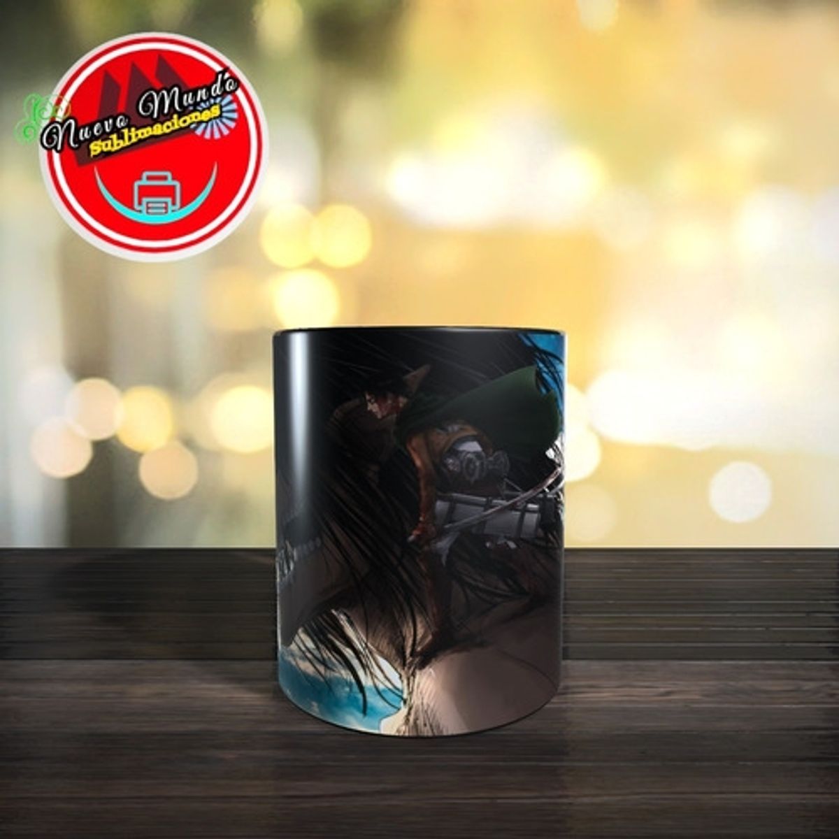 GENERICO - Taza Mágica De Eren Titan - Shingeki No Kyojin
