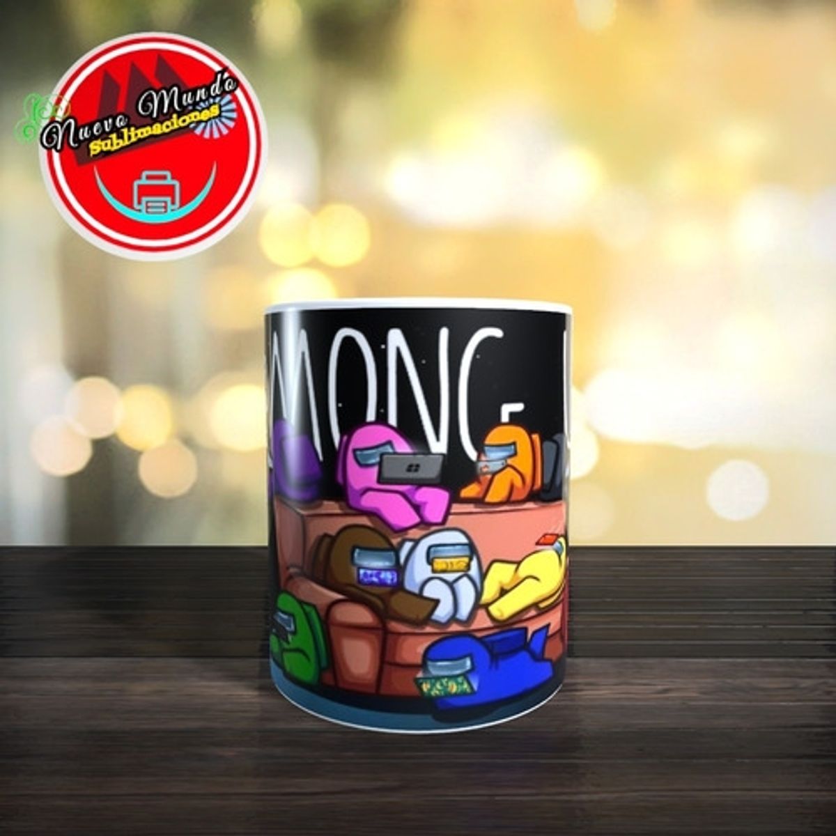 GENERICO - Taza Blanca De Among Us