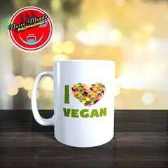 GENERICO - Taza Blanca Vegana.