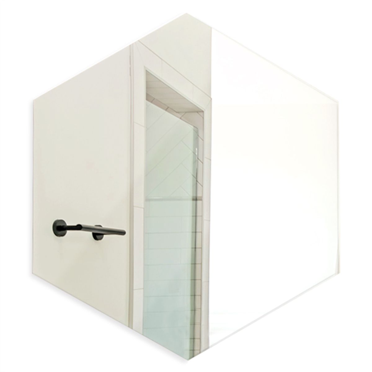 DELL ORTO - Espejo Belga hexagonal con bastidor 60x69 cm - Place