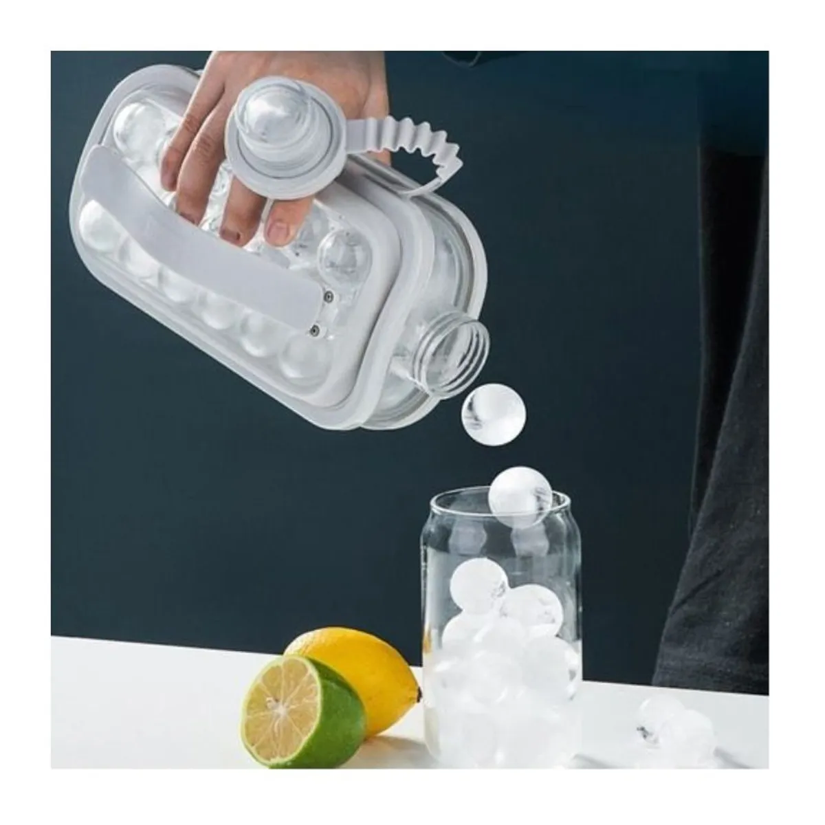 GENERICO - Hielera Molde De Cubos De Hielo Botella Portátil