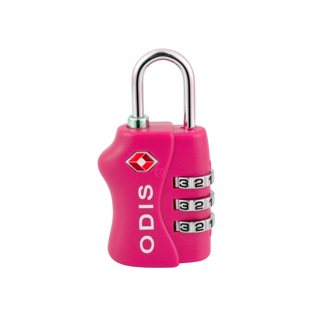 ODIS - Candado Odis TSA Maleta Viaje 33mm Combinación - Rosado