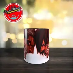 GENERICO - Taza Mágica De Eren Jaeger Vs Titán Acorazado