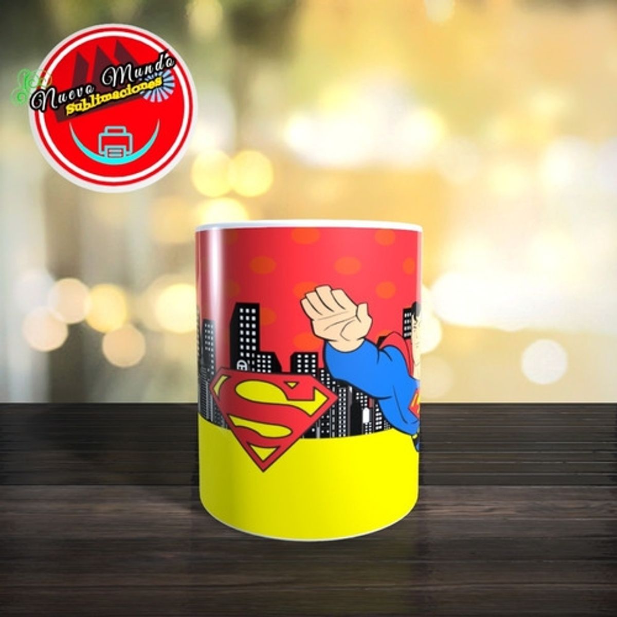 GENERICO - Taza Blanca De Superman - La Serie Animada