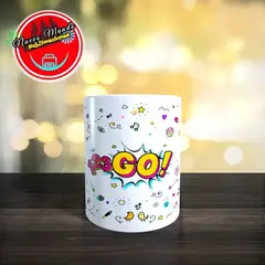 GENERICO - Taza Blanca De 123 Go - Canal De Youtube