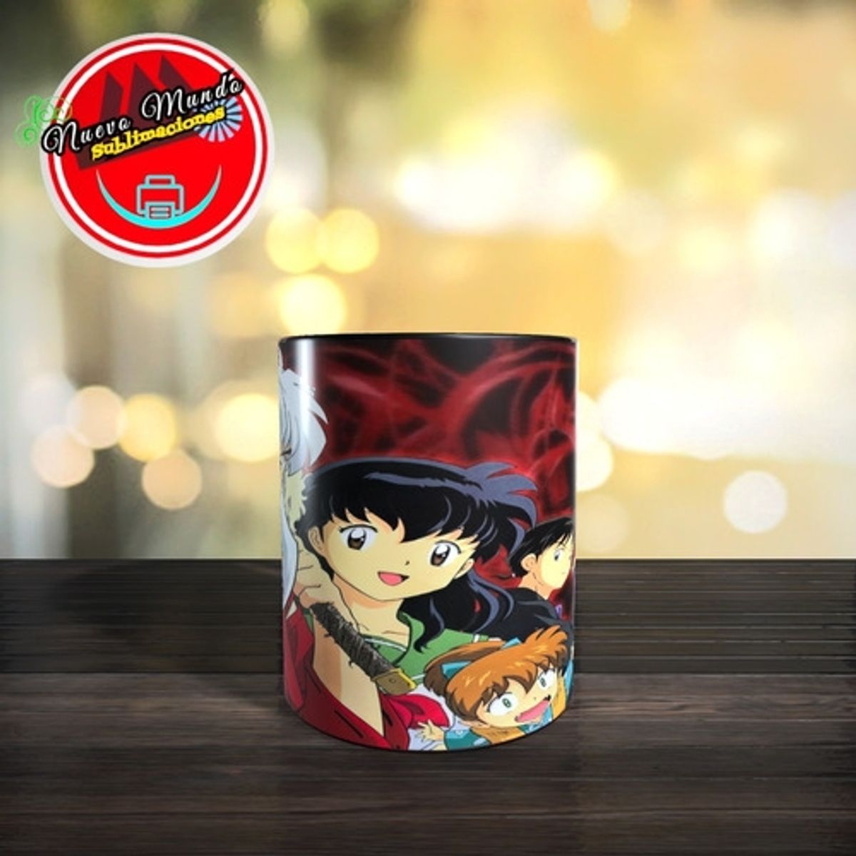GENERICO - Taza Mágica De Inuyasha Y Sus Amigos