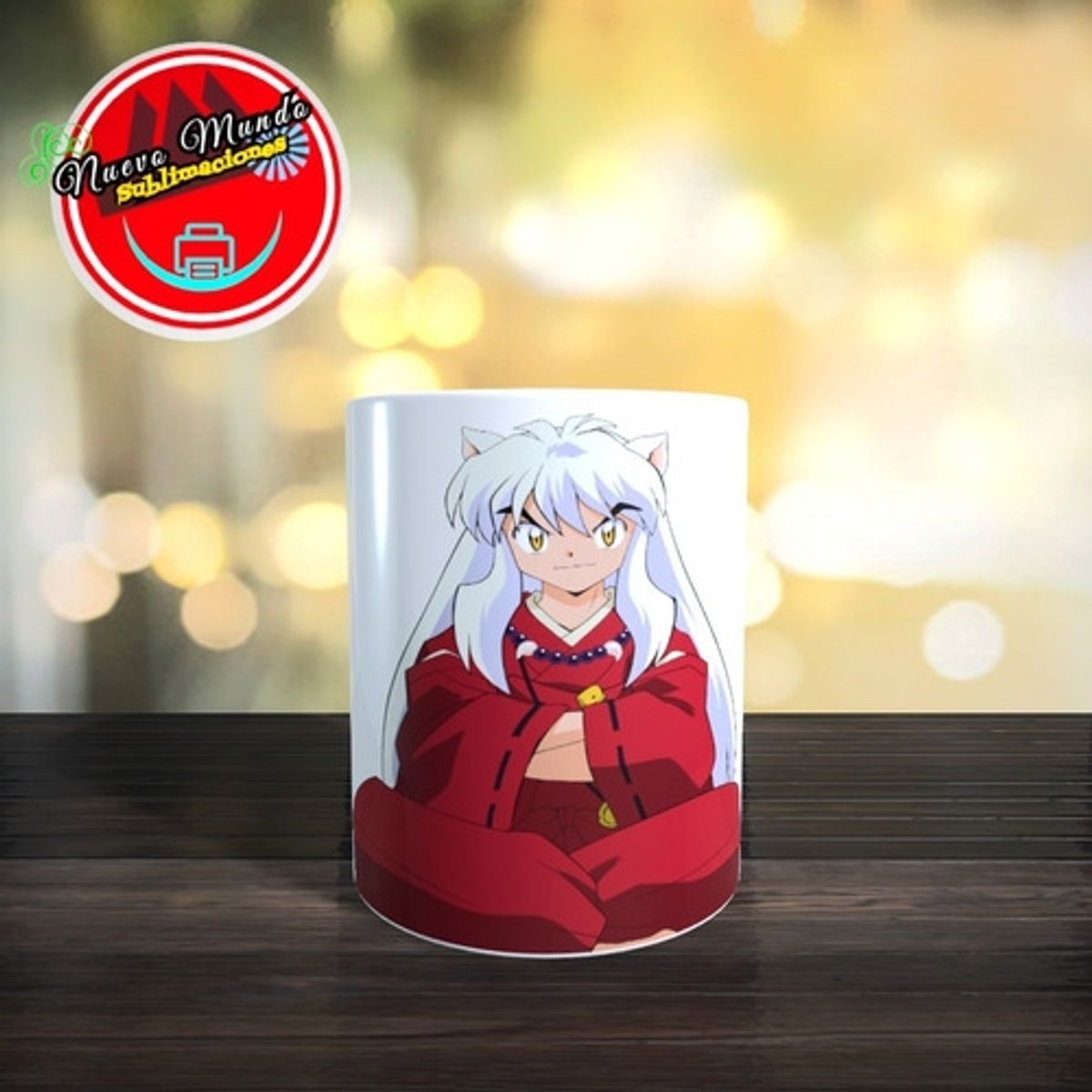 GENERICO - Taza Blanca De Inuyasha
