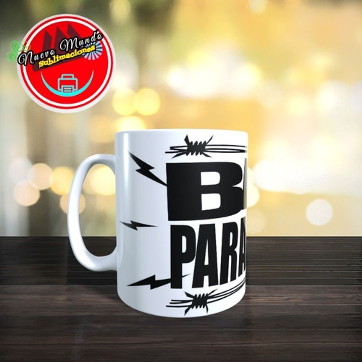 GENERICO - Taza Blanca De Bbs Paranoicos