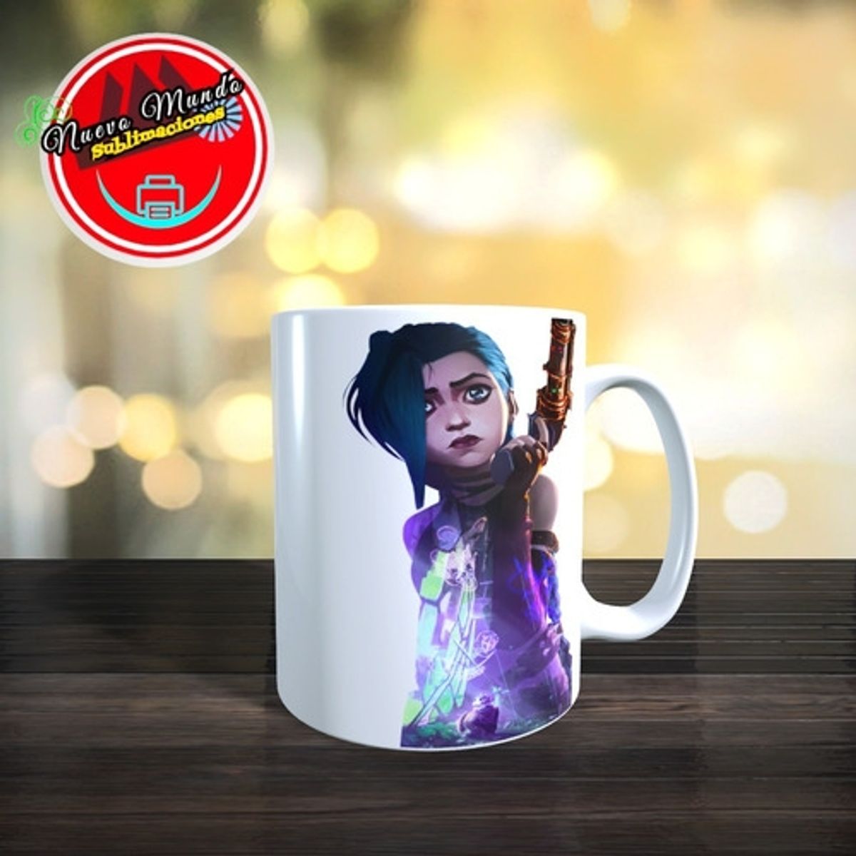 GENERICO - Taza Blanca De Arcane Lol