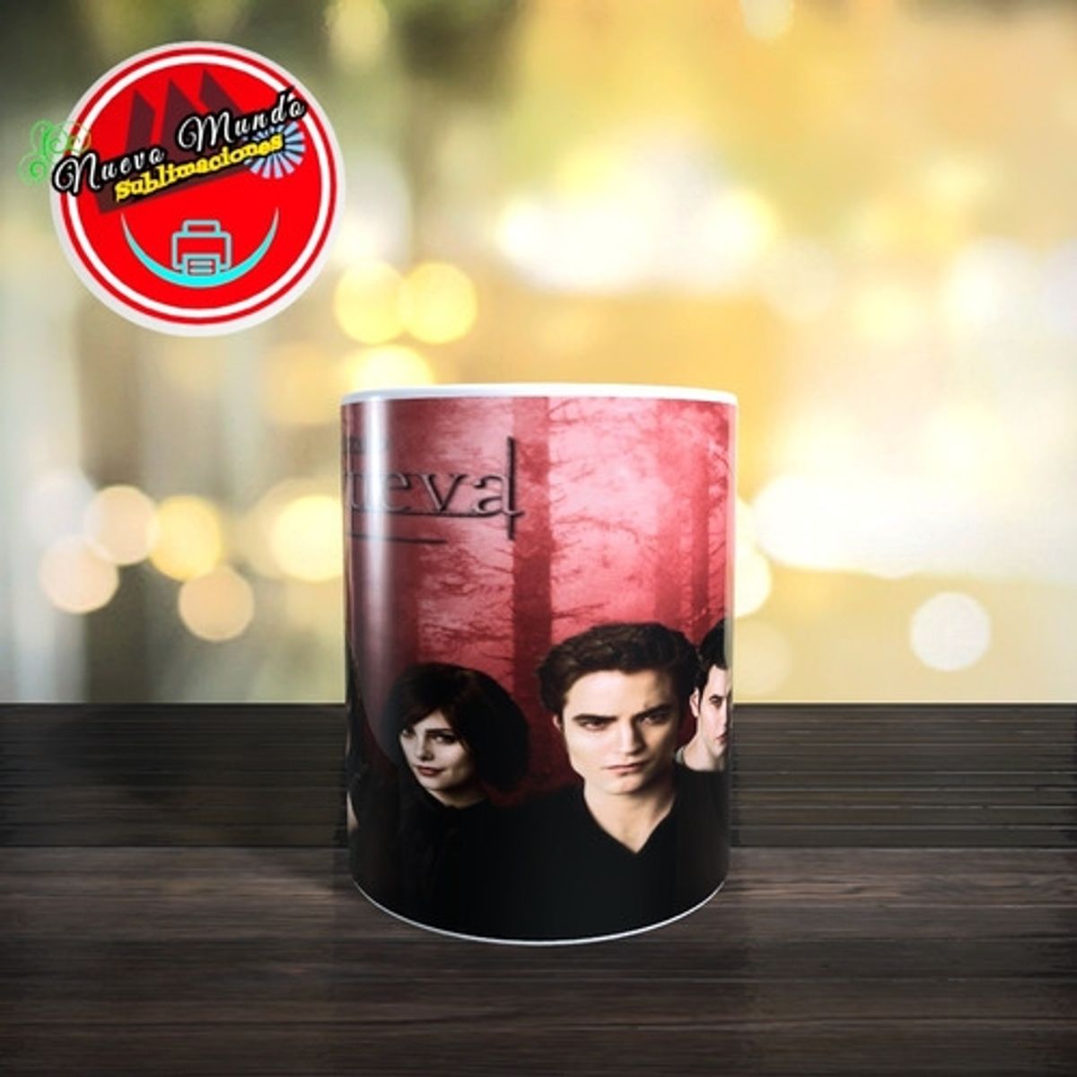 GENERICO - Taza Blanca De La Saga Crepúsculo